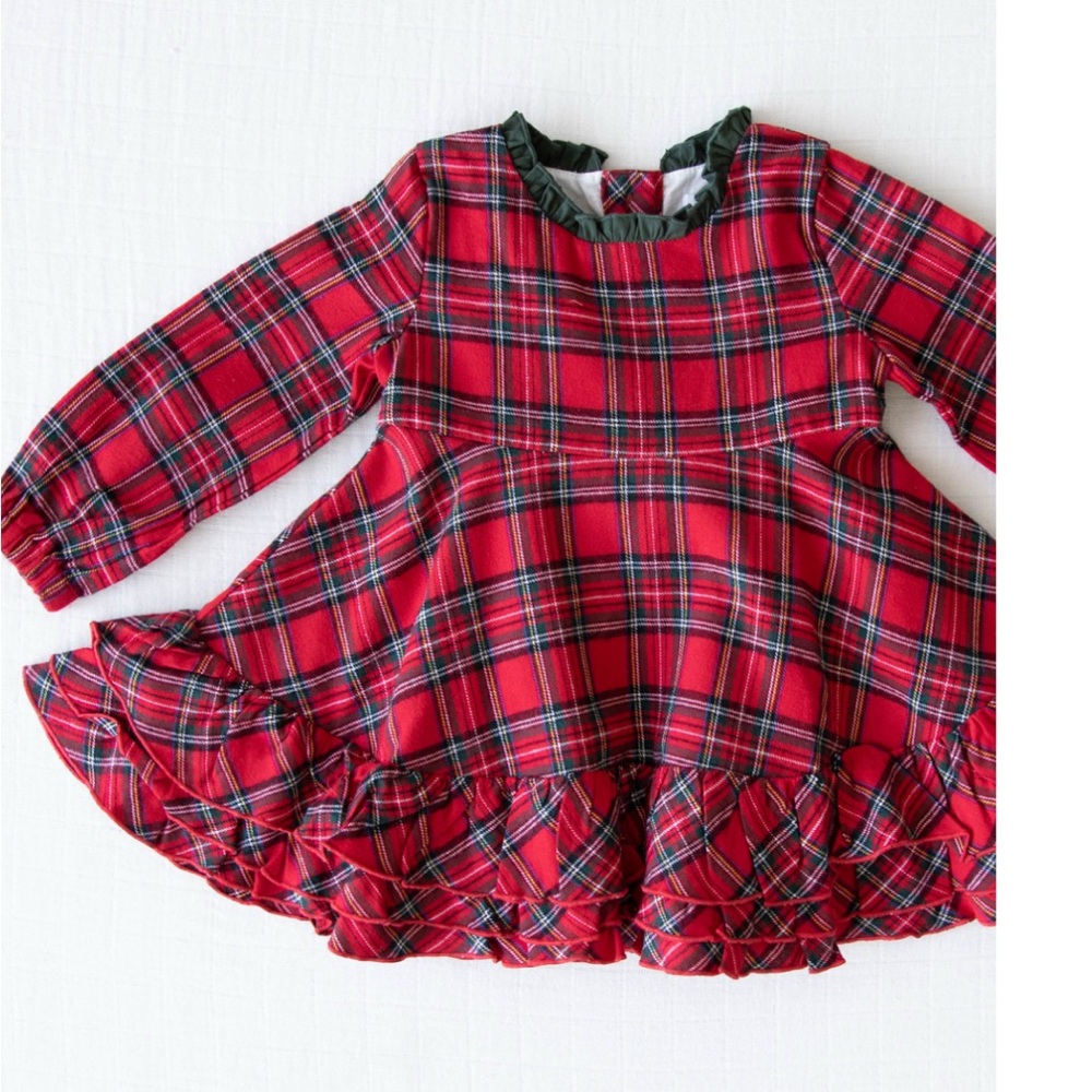 HOLIDAY DRESS - HOLIDAY RED PLAID